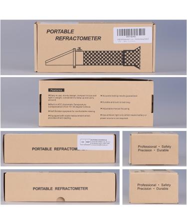 XINJIAYI Water Salinity Refractometer Ar ometer with Two Scales: Specific Weight 1 000-1 070 and PPT 0-100 Handheld Sea Water Tester for Aquariums Marine Fishing Pool Tank - Buy Online on GoSupps.com