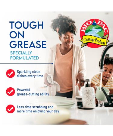 Biodegradable Dishwashing Detergent - Concentrated 1 Gallon Dish Soap | Bulk Cruelty-Free Kitchen Cleaner - Buy Online on GoSupps.com