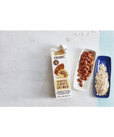 Nutty Bruce Organic Unsweetened Activated Almond & Oat M1lk 1 Litre - Buy Online on GoSupps.com