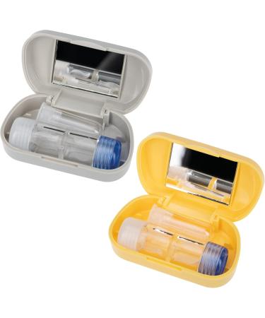 Buy SPORTS WORLD VISION Grey RGP Hard Contact Lenses Travel Set | Includes Mirror Case & Suction Cup | International Shipping Available - Buy Online on GoSupps.com