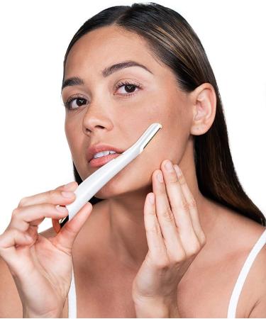 Finishing Touch Flawless Dermaplane Glow Facial Exfoliator & Hair Remover With 6 Replacement Heads 1 Count - Buy Online on GoSupps.com