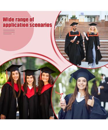 Graduation Hat Insert | 3D Doctoral Hat | Graduation Hat Hairpins Hat Inserts Graduation Accessories for Women Men Red - Buy Online on GoSupps.com