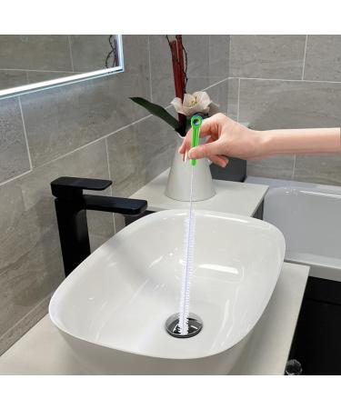 Pipe Tube Cleaner - Sink Bendable Brush for Dredging | Household Cleaning Brushes for Bathroom Sewers Floor Drains Toilets Sinks Washbasin Dtt Green 71cm - Buy Online on GoSupps.com