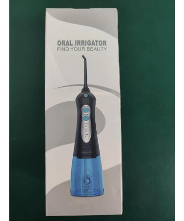 TUREWELL FC1592 Water Flosser for Teeth - Cordless, 300ML Water Tank, Portable Oral Irrigator, IPX7 Waterproof, 3 Modes, 4 Jet Tips - Black - Buy Online on GoSupps.com
