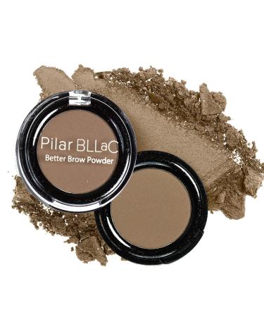 Pilar BLLaC Blonde to Brunette Better Brow Powder  Soft and Natural Eyebrow Powder For Women  Helps Enhance & Define For Naturally Looking Color All Day  Brow Makeup Powder  Easy To Apply & Remove Blonde to Burnette