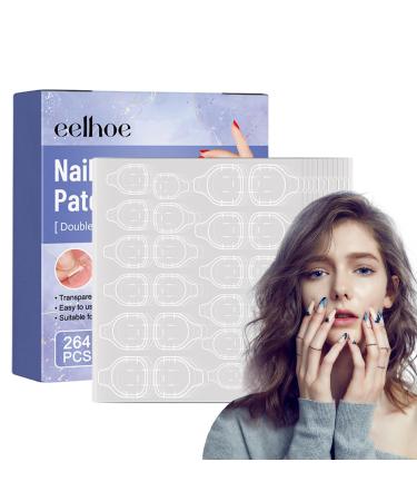 Adhesive Tabs for Nails Waterproof Jelly Adhesive Tabs Press on Nails Sticky Tabs Fake Nail Glue Stickers Glue Tabs for for Manicure