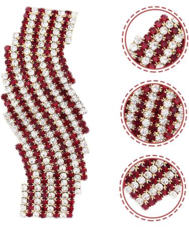 Beaupretty Hair rhinestone hairpin Bride hair clips Rhinestone hair clips Hair barrettes for women Red accesorios para mujer hair clips for thick hair decorate Miss middle East Clips - Buy Online on GoSupps.com