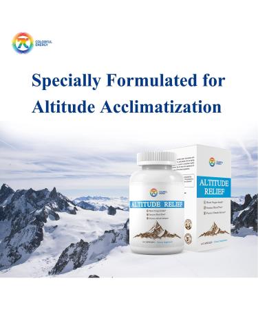 Altitude Sickness Prevention Formula | 60 Capsules with Vitamin C & Alpha Lipoic Acid | No-GMO & Allergen-Free - Buy Online on GoSupps.com