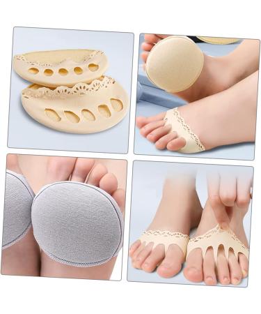 Shop NOLITOY Tabi Socks - Metatarsal & Heel Protector Half Socks for Women | Breathable Ice Silk High Heel Pads - Buy Online on GoSupps.com