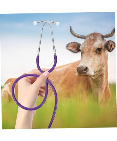 Stethoscope Farms: Premium Vet & Household Stethoscopes for Pets & Livestock - Single Tube Metal & Rubber Purple - Buy Online on GoSupps.com