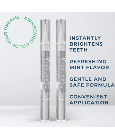 Kloud Teeth Whitening Pen (2 Pack) - 22% Gel for Effective Whitening | Easy-to-Use & Travel-Friendly - Buy Online on GoSupps.com