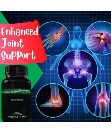 Premium Hemp Oil Capsules 450,000 MG 2 for 1 Package | Organic Stress & Body Support - Buy Online on GoSupps.com