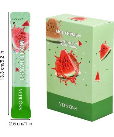 Mini Portable Mouthwash - 40 Individually Packaged Travel Size Refreshers in Watermelon Flavor | Perfect for Work & Travel - Buy Online on GoSupps.com
