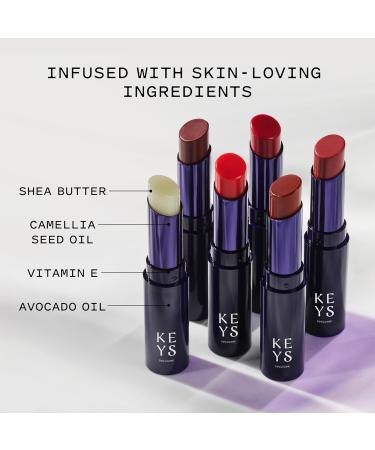 Keys Soulcare Comforting Tinted Lip Balm Moisturizes Smooths & Softens Dry Lips with Shea Butter Buildable Sheer Color Long-Lasting Vanilla Scent Devotion (Neutral Mauve) 0.1 Ounce (Pack of 1) - Buy Online on GoSupps.com
