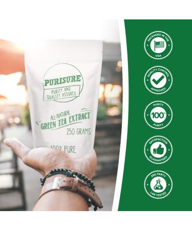 Green Tea Extract Powder 250g - All-Natural Antioxidant Rich EGCG & Polyphenols for Stress Relief, Heart Health, Mental Clarity, and Immune Support - Buy Online on GoSupps.com