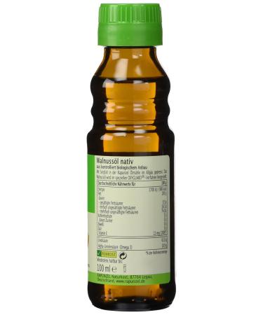 Buy Rapunzel OXYGUARD Virgin Walnut Oil 100ml - Premium Quality Cold-Pressed Ideal for Cooking & Skin Care | International Shipping Available - Buy Online on GoSupps.com