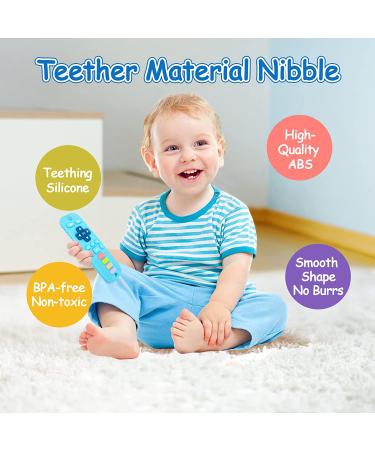 Buy Bite Ring Baby - Soft Teething Toy for 0-6 Months | Dental Aid for Babies (Gray+Blue) - Buy Online on GoSupps.com