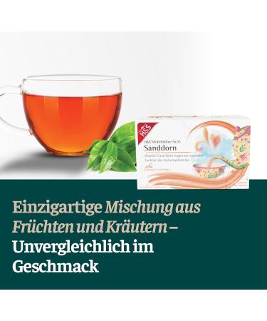  H & S H&S Sea Buckthorn Tea with Vitamin C and Selenium 20 x 2.5g - Buy Online on GoSupps.com