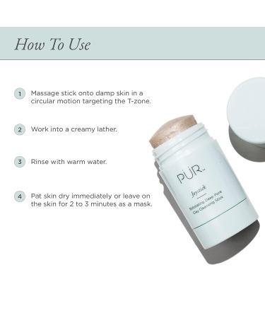 Pur Minerals Exfoliating Deep Cleanser Joystick - 0.16 fl. oz - Buy Online on GoSupps.com