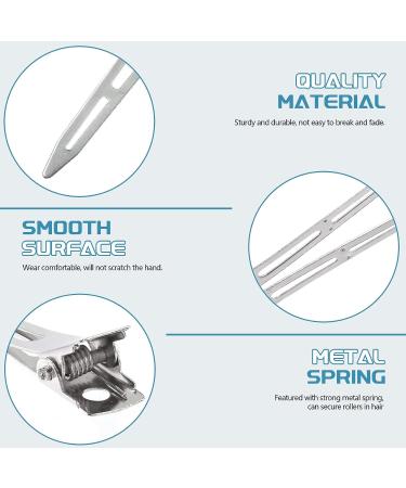 Cimeton 120Pcs Assorted Sizes Single Prong Pin Curl Clips Kit - Metal Alligator Clips for DIY Hair Accessories - Buy Online on GoSupps.com