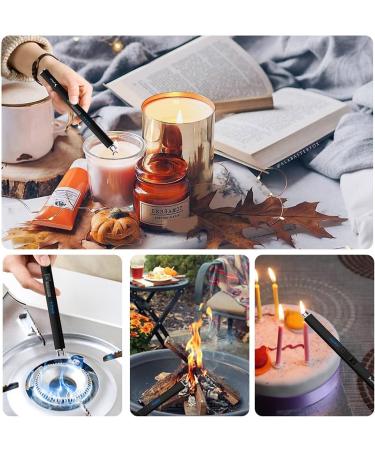 SUPRUS Electric Lighter Arc Windproof Flameless USB Lighter Rechargeable Lighter with Safety Lock for Candle BBQ Camping Black - Buy Online on GoSupps.com