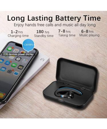 FIMITECH Bluetooth Headset V5.0 - Ultralight Hands-Free Earpiece for Business, Office, Driving & Sporting - Buy Online on GoSupps.com