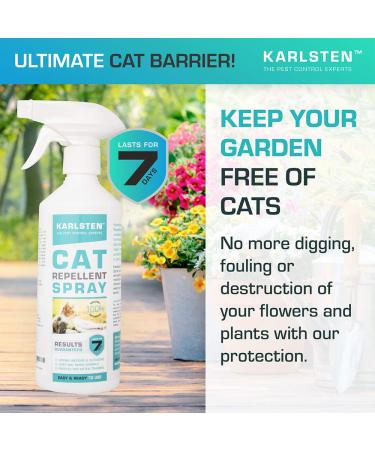 Karlsten Cat Repellent Anti Fouling spray Natural Humane Cat Deterrent Citronella 500 ML - Buy Online on GoSupps.com