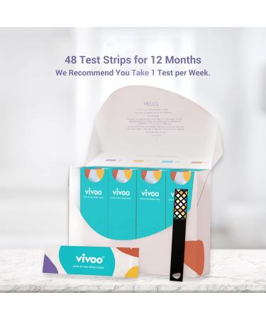 Vivoo 2.0 Urine Test Strips with App | At-Home Test for Keto, Vitamins, Proteins & More | 6 Month Supply | 24 Count - Buy Online on GoSupps.com