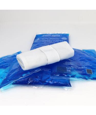 Buy COM-FOUR 6x Premium Re-Weg Vlies Cover for Cold & Warm Gel Compress | Protective Gel-Cool Pack Cover with Rubber Band - 6 Reusable Pieces for Optimal Protection - Buy Online on GoSupps.com