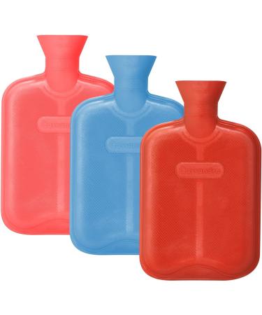 CASSANDRA Ribbed Surface Hot Water Bottle 1.8L - Colour Varies | 5 Year Guarantee | 1 Count - Buy Online on GoSupps.com
