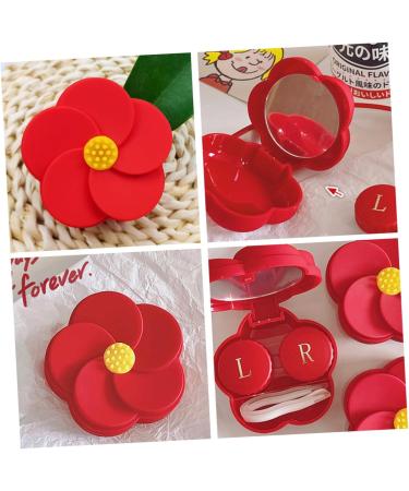 Healeved Colored Contact Lenses Holder Set - Portable Lens Container & Case for Cosmetic Lenses - Buy Online on GoSupps.com