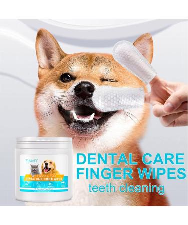 2 Pcs Pet Cleaning Finger Pads Dog Teeth Cleaning Pads | 50 Pads Dental Care Finger Pads for Dogs Dog Teeth Cleaning Product for Dental Care and Oral Hygiene Dog Breath Freshener Dobooo 2 Pcs 50pcs - Buy Online on GoSupps.com