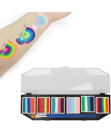  OUCRIY 60g Body Paint Palette 6 Types of Washable Makeup Palette Kit for Kids Cosplay - Buy Online on GoSupps.com