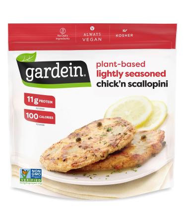 Gardein Plant-Based Chick'n Scaloppini, Vegan, Frozen, 10 oz.