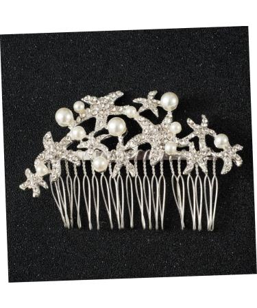 Housoutil Rhinestone Hair Headwear for Women Hair Combs for Women Alloy Hair Comb Hair Rhinestones Hair Comb for Bride Rhinestone Comb Tiara Crystal Hair Comb Women's Pearl Wedding - Buy Online on GoSupps.com