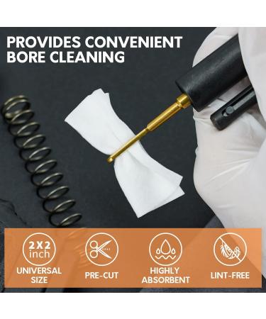 Gun Cleaning Supplies Combo Pack with Silicon Cloth, Patches, and Swabs in Storage Case - Rifle Handgun Cleaner Kit 9mm - Buy Online on GoSupps.com