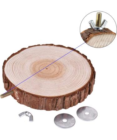3-Piece Parrot Platform Stand Accessories | Bird Toys & Stations for Hamsters - Durable Cork & Nibble Balls - Buy Online on GoSupps.com