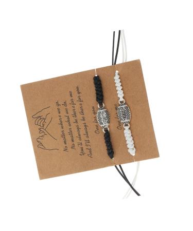 Oralgo's inspired adjustable bracelet with sports theme hand jewelry handmade bracelet with soccer basketball baseball supporters 5