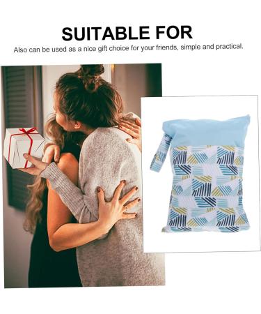 ABOOFAN Mini Money Exchange Wallet - Napkin Storage Bag for Girls Make-up Set - Baby Diaper Bag & Coin Exchange 30x25x1cm - Blue - Buy Online on GoSupps.com