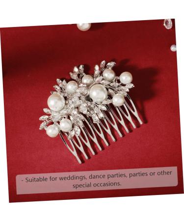 DOITOOL 1pc Hair Comb Hair Accessory Hair Accessories Popular Headwear Eye-catching Hairpin Rhinestone Bobby Pins Combs Bridal Headdress Rhinestone for Hair Wedding Hairpin Bridal Comb - Buy Online on GoSupps.com