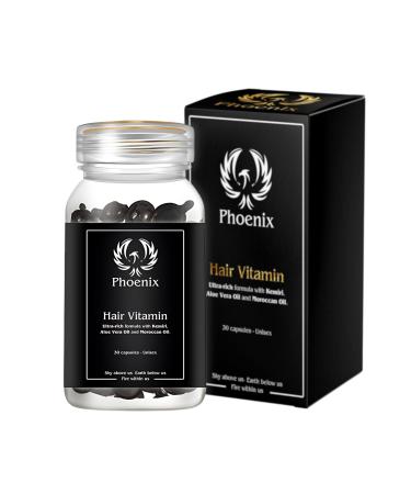 Phoenix Hair Products Hair Vitamin Hair Oil Moroccan Oil Aloe Vera Oil Ultrarich formula 30 capsules