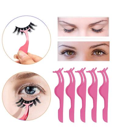 Xumier 90pcs Y-Form Silicone Eyelash Brush & Pusher Pads + Multifunctional Tweezers for Extensions - Premium Makeup Tool for Perfect Eyelash Application - Buy Online on GoSupps.com