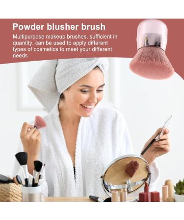 Mushroom Head Makeup Brush - Mushroom Shape Face Makeup Brush Dust Cleaner Brush Short Powder Brush Face Blush for Foundation Blush Bronzer Concealer Bittu - Buy Online on GoSupps.com