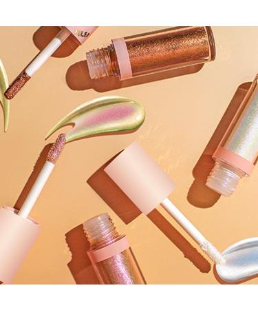  Fmzrbnih Chameleon Glitter Eyeshadow Multichrome Liquid Eyeshadow - 3X Multi-Dimensional Eyeshadows to Strong All Day Wear Quicky DrySmooth Shimmer Eyeshadows for Lips - Buy Online on GoSupps.com