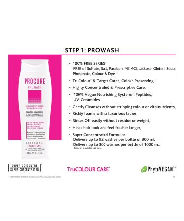 PROCURE Vegan Shampoo for Color Treated Hair | Color Protection & Care for Normal Dry Dull Hair - International Shipping Available - Buy Online on GoSupps.com