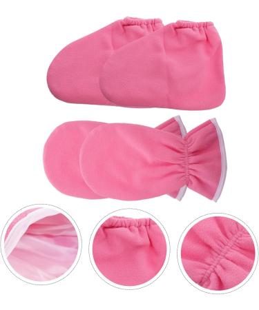 Beaupretty 4 Pcs Essential Oils Gloves & Moisturizing Socks Set - Paraffin Wax Spa Care for Women - Buy Online on GoSupps.com