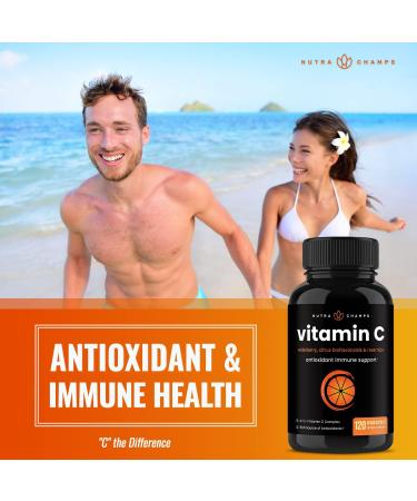 NutraChamps Biotin Gummies (2 Pack) and Vitamin C Capsules (2 Pack) 4 Pack Bundle - Buy Online on GoSupps.com