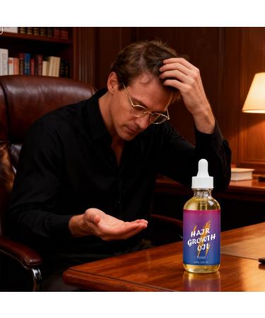 Hair Growth Liquid Travel Friendly 60ml Hair Repair Growth Solution Scalp Nourishing Liquid Natural Strengthening Agent for Softness Shine and Thicker - Buy Online on GoSupps.com