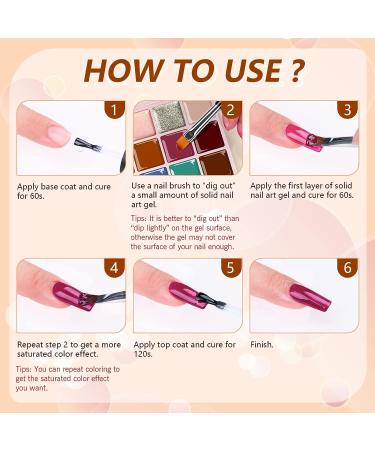 Saviland 16 Colors Cream Gel Nail Polish Set - Nude Solid Glitter Palette for Manicure, Soak Off UV LED Kit for Salon and Home DIY - Buy Online on GoSupps.com