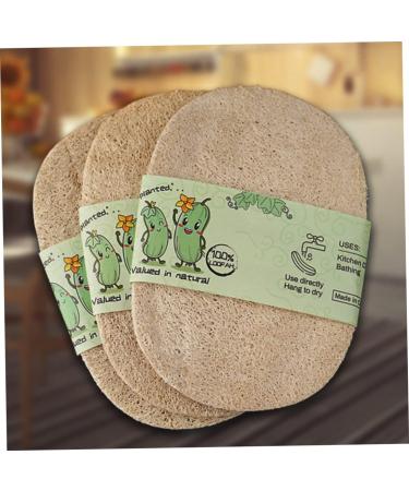 Loofah Sponge Dish Cloth Natural Loofah Dish Brush Cleaning Pad Scrubber for Kitchen 10PCS Natural Dish Scrubber - Buy Online on GoSupps.com